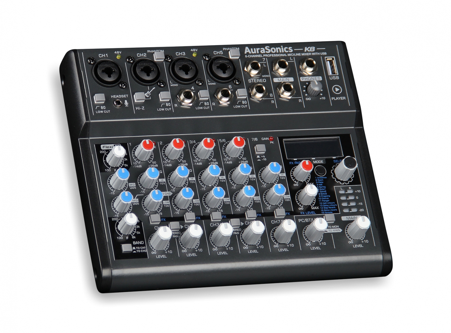 AuraSonics K8 компактный микшерный пульт в Кирове