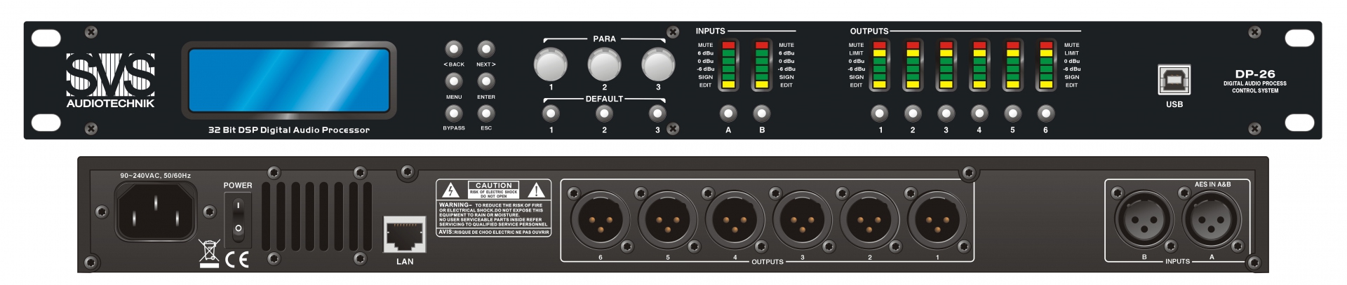 SVS Audiotechnik DP-26 Цифровой процессор: 2 входа 6 выходов в Кирове