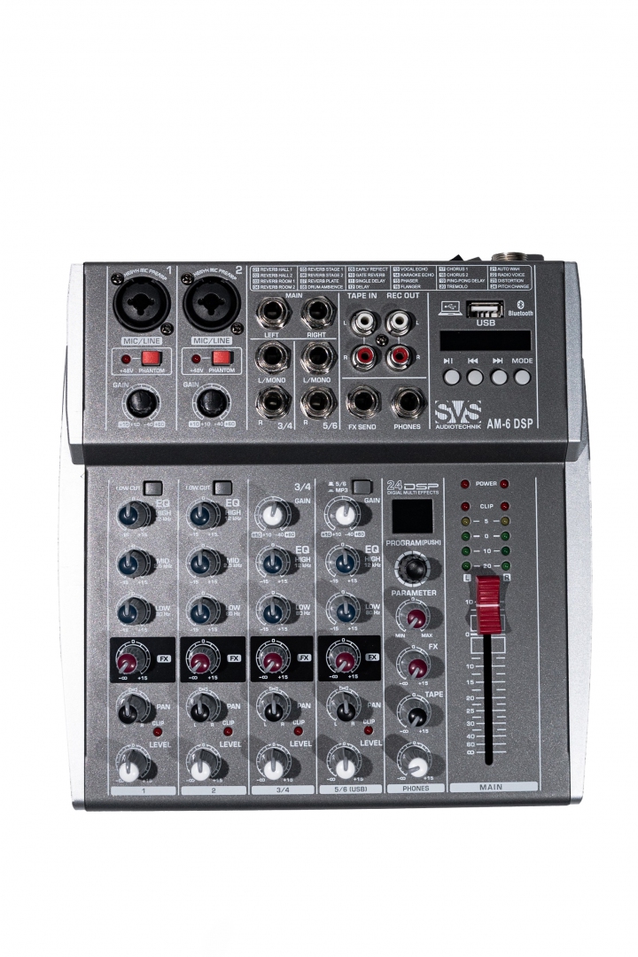 SVS Audiotechnik mixers AM-6 DSP Микшерный пульт аналоговый, 6-канальный SVS Audiotechnik mixers в Кирове