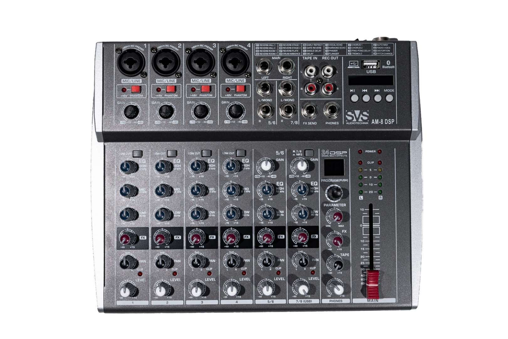 SVS Audiotechnik mixers AM-8 DSP Микшерный пульт аналоговый, 8-канальный в Кирове